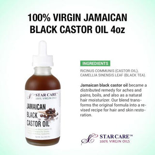 STAR CARE - 100% Virgin Oil Jamaican Black Castor Oil