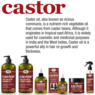 Difeel - 99% Natural Blend! Pro-Growth Castor Premium Hair Oil
