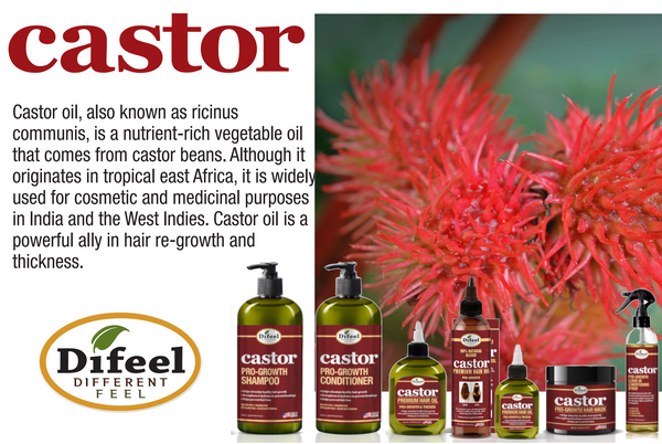 Difeel - 99% Natural Blend! Pro-Growth Castor Premium Hair Oil