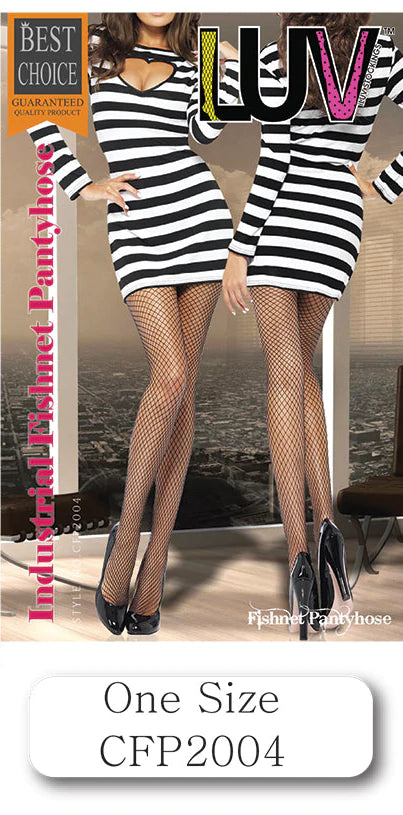 CCDC - LUV Industrial Fishnet Pantyhose (CFP2004)