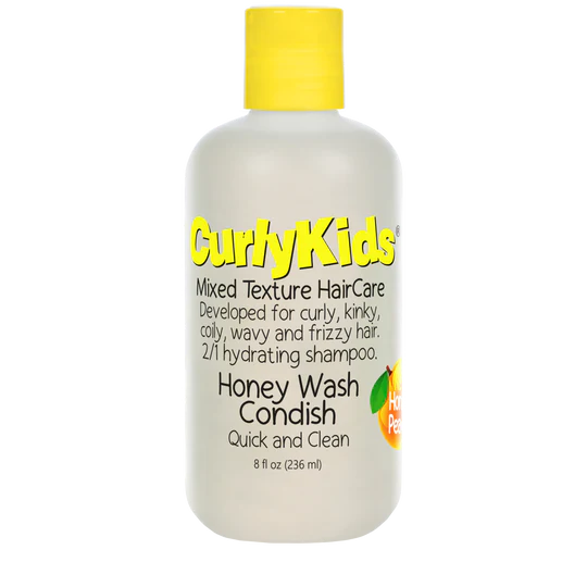 Curly Kids - Honey Peach! Honey Wash Condish Quick and Clean