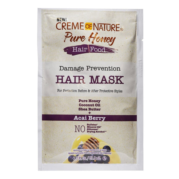 Creme of Nature - Pure Honey Hair Food Damage Prevention Hair Mask Acai Berry