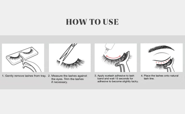 EBIN - CATTITUDE 5D BEJEWELED LASHES - 3