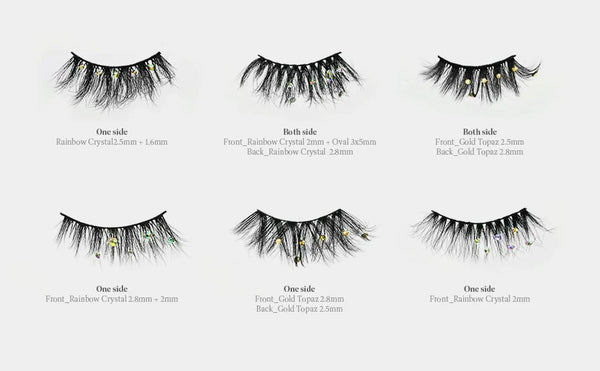 EBIN - CATTITUDE 5D BEJEWELED LASHES - 4