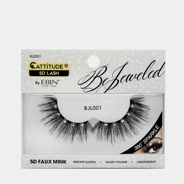 EBIN - CATTITUDE 5D BEJEWELED LASHES - 1