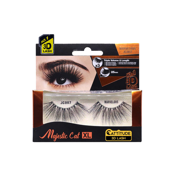 EBIN - MARVELOUS MAJESTIC CAT 25MM 3D LASHES JC007