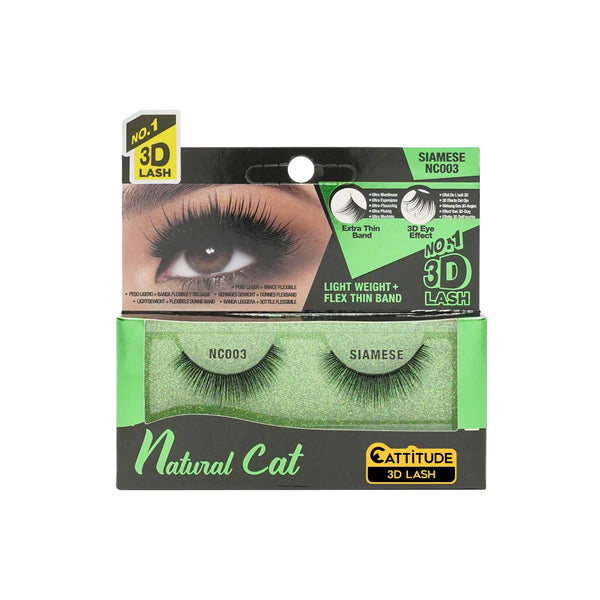 EBIN - SIAMESE NATURAL CAT 3D LASHES NC003