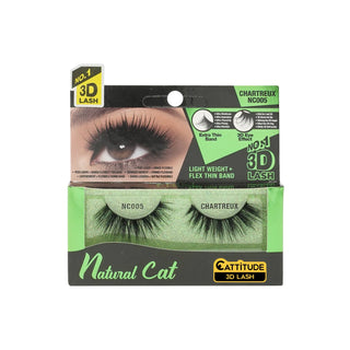 EBIN - CHARTREUX NATURAL CAT 3D LASHES NC005