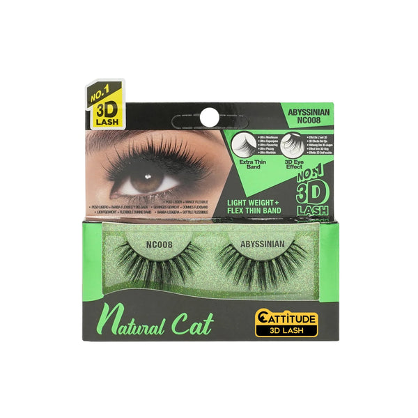 EBIN - ABYSSINIAN NATURAL CAT 3D LASHES NC008