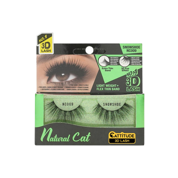 EBIN - SNOWSHOE NATURAL CAT 3D LASHES NC009
