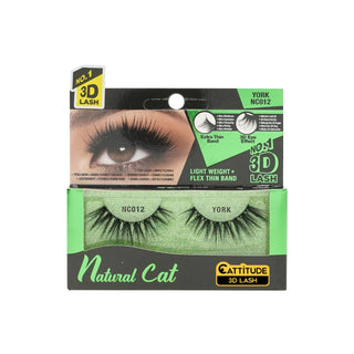 EBIN - YORK NATURAL CAT 3D LASHES NC012