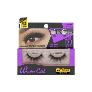 EBIN - JANUARY WONDER CAT 3D FAUX MINK LASHES OC001