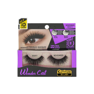 EBIN - NOVEMBER WONDER CAT 3D FAUX MINK LASHES OC011
