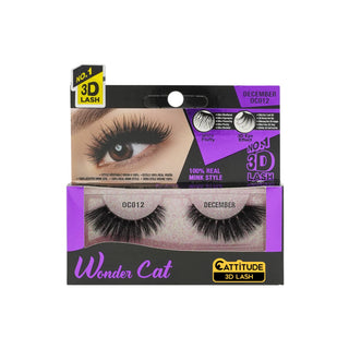 EBIN - DECEMBER WONDER CAT 3D FAUX MINK LASHES OC012