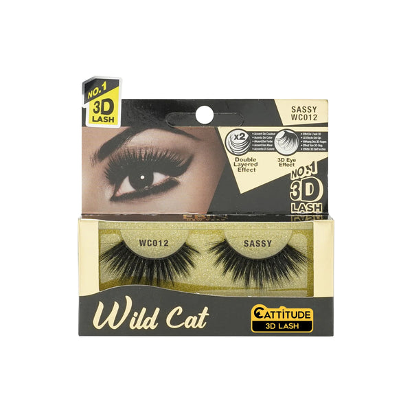 EBIN - SASSY WILD CAT 3D LASHES WC012