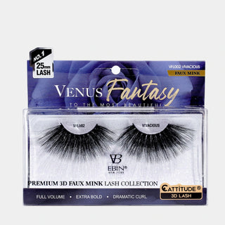 EBIN - VENUS FANTASY 25MM FAUX MINK 3D LASHES - VIVACIOUS