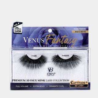 EBIN- VENUS FANTASY 25MM FAUX MINK 3D LASHES - PARADISE