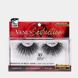 EBIN - VENUS SEDUCTION 25MM REAL MINK 3D LASHES - AFFECTION