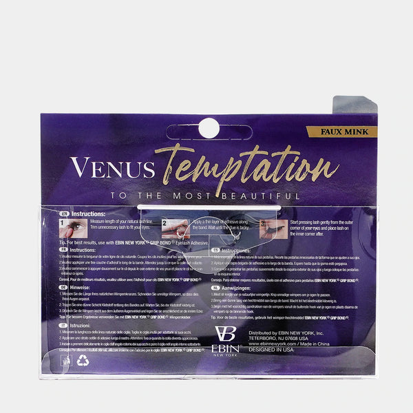EBIN - VENUS TEMPTATION 25MM FAUX MINK 3D LASHES - BLISS