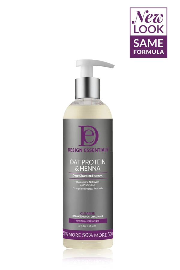 Design Essentials - Oat Protein & Henna Deep Cleansing Shampoo