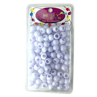 BEAUTY COLLECTION - Round Hair Bead Tone White