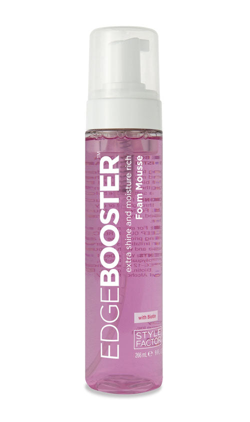 STYLE FACTOR - EDGE BOOSTER Extra Shine and Moisture Rich Foam Mousse With Biotin
