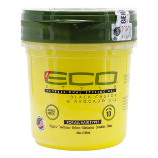 ECO - Professional Styling Gel Black Castor & Avocado Oil