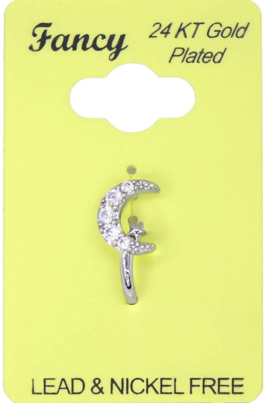 C&L - Fancy Fake Nose Ring Silver FNPS17