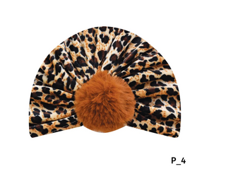 Buy leopard-brown-fluff MAGIC COLLECTION - Fashion Turban Leopard Pattern