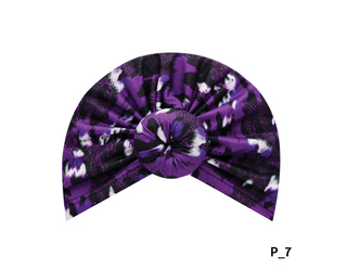 Buy purple MAGIC COLLECTION - Fashion Turban Animal Pattern Donut Turban
