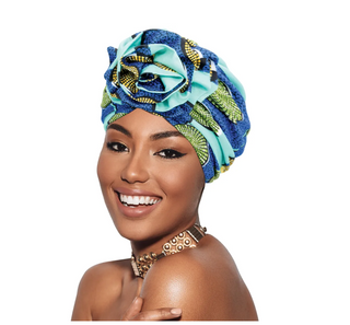 MAGIC COLLECTION - Fashion Turban African Pattern Flower Turban