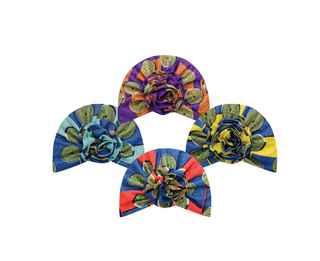 MAGIC COLLECTION - Fashion Turban African Pattern Flower Turban