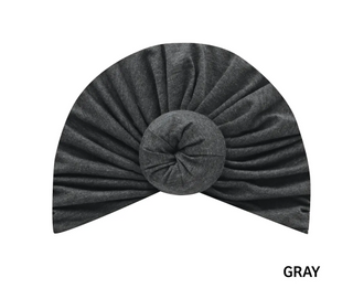 Buy gray MAGIC COLLECTION - Fashion Turban Soft Cotton Touch Donut Turban
