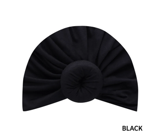 Buy black MAGIC COLLECTION - Fashion Turban Soft Cotton Touch Donut Turban