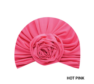Buy hot-pink MAGIC COLLECTION - Fashion Turban Flower in Soft Cooling Fabric Turban