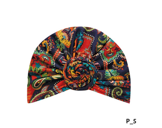 Buy navy MAGIC COLLECTION - Fashion Turban Indian Pattern Twist Turban
