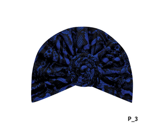 Buy royal-blue MAGIC COLLECTION - Fashion Turban Animal Pattern Twist Turban