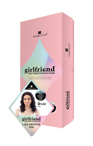 GF - L14 GIRLFRIEND LACE FRONTAL WIG (100% HUMAN HAIR)