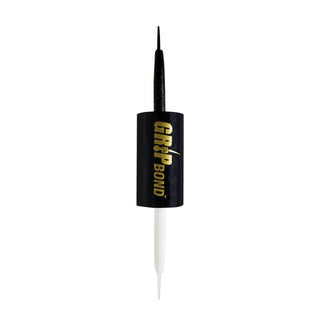 EBIN - GRIP BOND LATEX-FREE LASH ADHESIVE - BLACK & WHITE / DUAL BRUSH