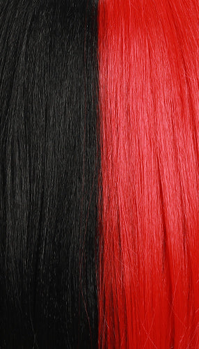Buy half-1b-red Sister Wig - Half Up Half Down HD Lace Front Wig TEEN