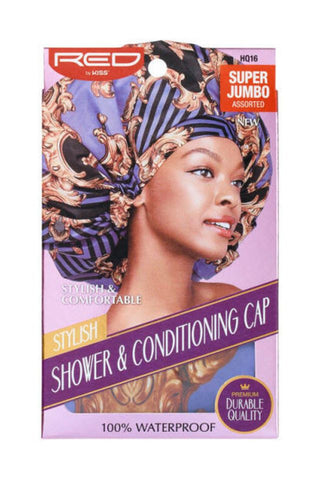 KISS - RED STYLISH SHOWER&CONDITION CAP (SUPER JUMBO) (ASSORTED)
