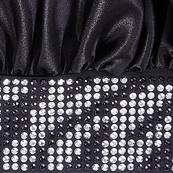 KISS - RED DIAMOND BLING BONNET XL BLACK ZEBRA