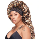 KISS - RED DIAMOND BLING BONNET BRAID LUXE LEOPARD