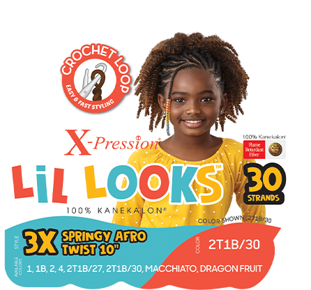 OUTRE - X-PRESSION - LIL LOOKS - SPRINGY AFRO TWIST 10