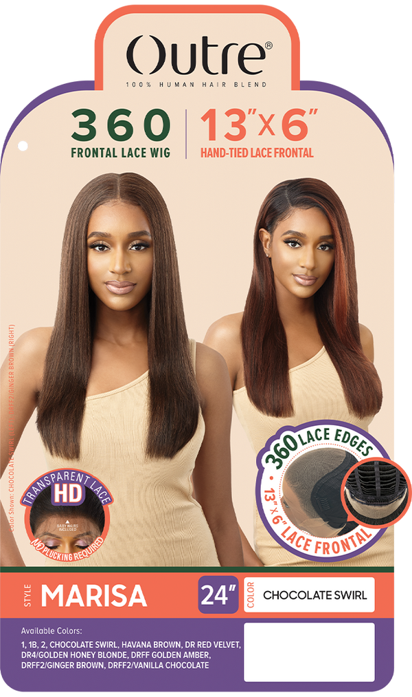 OUTRE - HUMAN BLEND 360 FRONTAL LACE WIG - MARISA