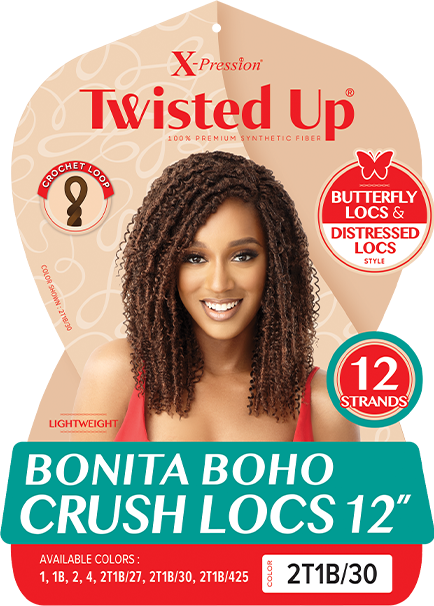 OUTRE - X-PRESSION TWISTED UP BONITA BOHO CRUSH LOCS 12”