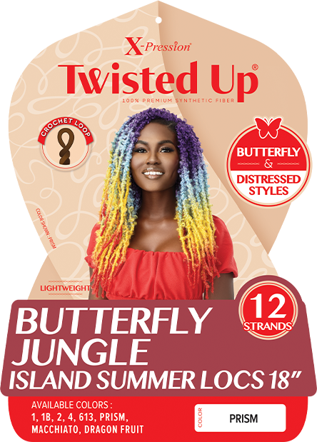 OUTRE - X-PRESSION TU BUTTERFLY JUNGLE ISLAND SUMMER LOCS 18