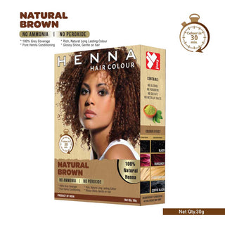 Jimy - Henna Hair Colour Kit (NATURAL BROWN)