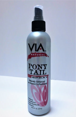 VIA - Natural Ponytail Spray Naturally Enhanced w/ Vitamin E & Panthenol