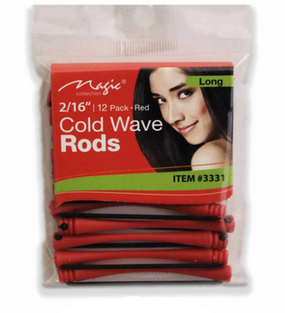 MAGIC COLLECTION - 2/16" Cold Wave Rods 12PCs Long RED
